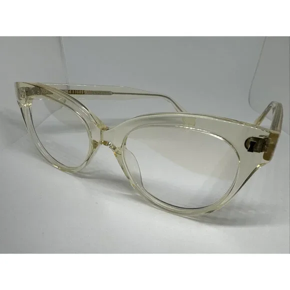Cubitts Frederica XL Clear Gold Frame 54mm Eyeglasses